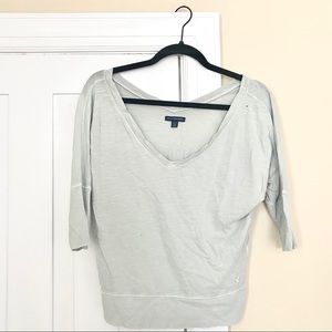 American Eagle Outfitters Wide Neck Top